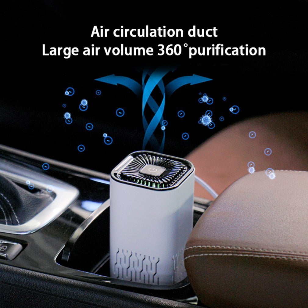 STORAZONE Electronics Car Air Purifier Portable Negative Ion Generator Remove Formaldehyde Dust Smoke Air Freshen Washer For Home Car