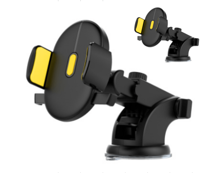 STORAZONE Electronics Car Phone Holder Long Rod Telescopic Car Dashboard Suction Cup Type