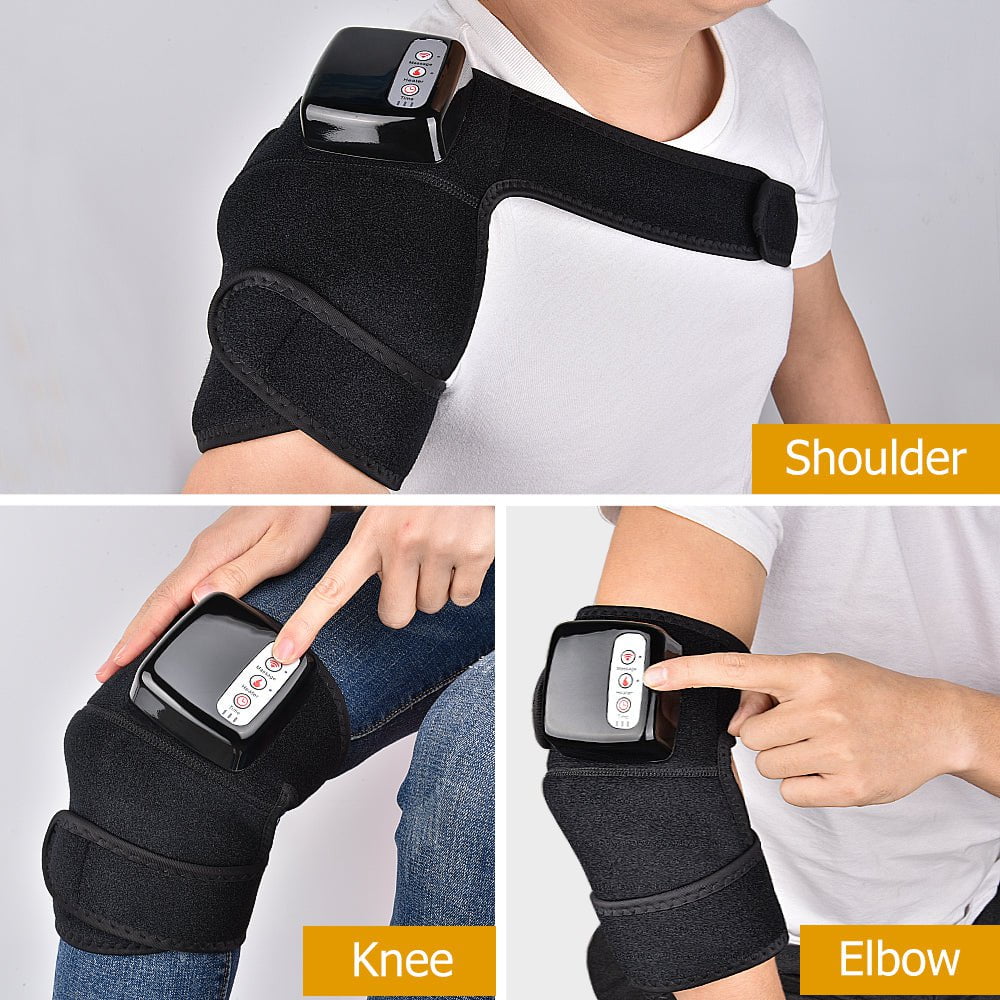 STORAZONE Electronics Electric Infrared Heating Knee Massager Wrap Elbow Joint Support Vibration Therapy Physiotherapy Machine Pain Relief Massageador