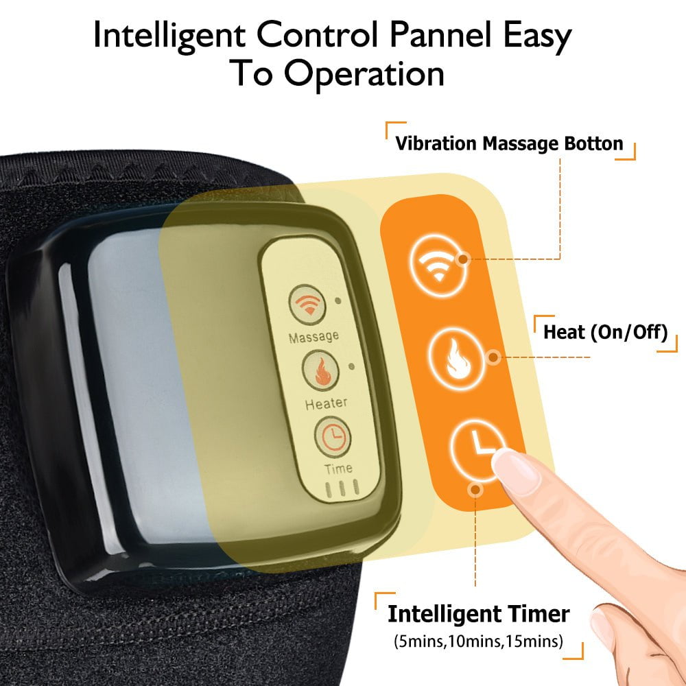 STORAZONE Electronics Electric Infrared Heating Knee Massager Wrap Elbow Joint Support Vibration Therapy Physiotherapy Machine Pain Relief Massageador