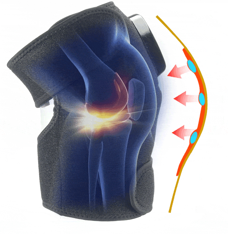 STORAZONE Electronics Electric Infrared Heating Knee Massager Wrap Elbow Joint Support Vibration Therapy Physiotherapy Machine Pain Relief Massageador