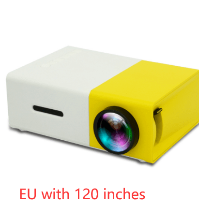 STORAZONE Electronics EU with 120 inches Portable Projector 3D Hd Led Home Theater Cinema HDMI-compatible Usb Audio Projector Yg300 Mini Projector