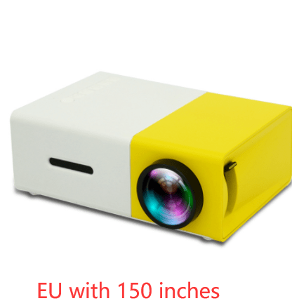 STORAZONE Electronics EU with 150 inches Portable Projector 3D Hd Led Home Theater Cinema HDMI-compatible Usb Audio Projector Yg300 Mini Projector