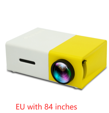 STORAZONE Electronics EU with 84 inches Portable Projector 3D Hd Led Home Theater Cinema HDMI-compatible Usb Audio Projector Yg300 Mini Projector