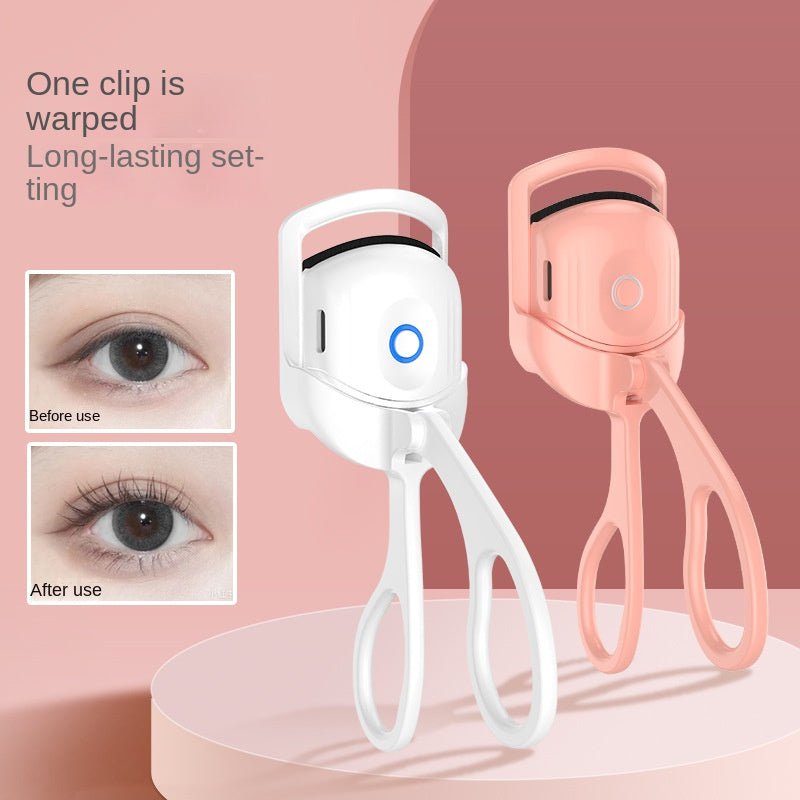 STORAZONE Electronics Eyelash Curler Portable Electric Heated Comb Eye Lash Long Lasting Eyelashes Curls Thermal Eyelash Curler Makeup Tools Heated Eyelash Curlers,Rechargeable Electric Eyelash Curler,Handheld Eyelash Heat