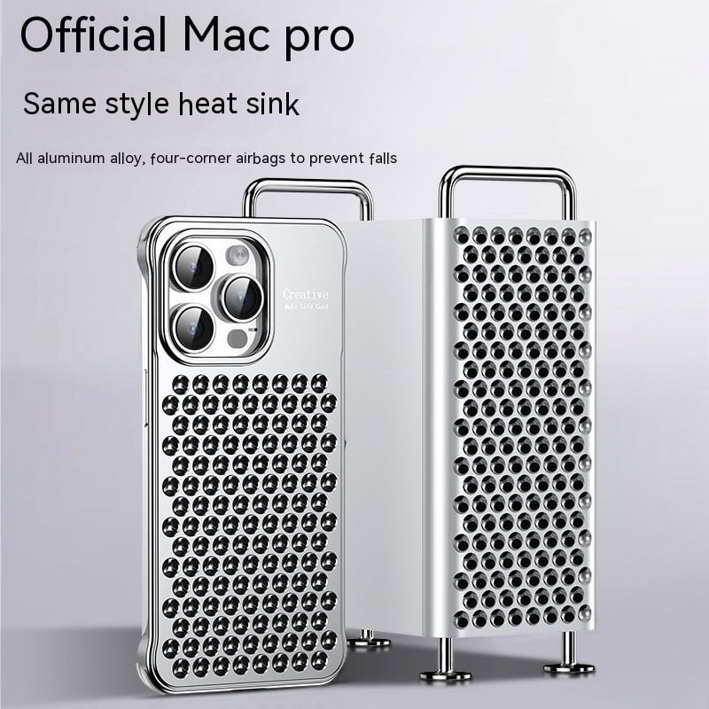 STORAZONE Electronics Metal Hollow Heat Dissipation Phone Case