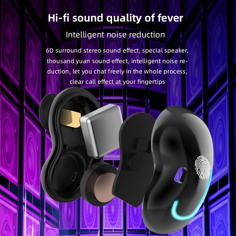 STORAZONE Electronics New S6 SE Breathing Light Time Digital Display TWS5.0 Bluetooth Headset