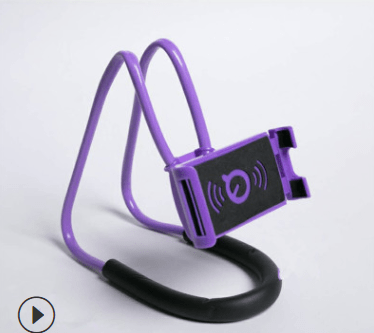 STORAZONE Electronics Purple 360 Degree Rotable Selfie Phone Holder Universal