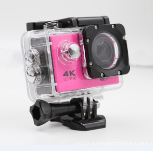 STORAZONE Electronics Red 4K  Waterproof Sport Camera