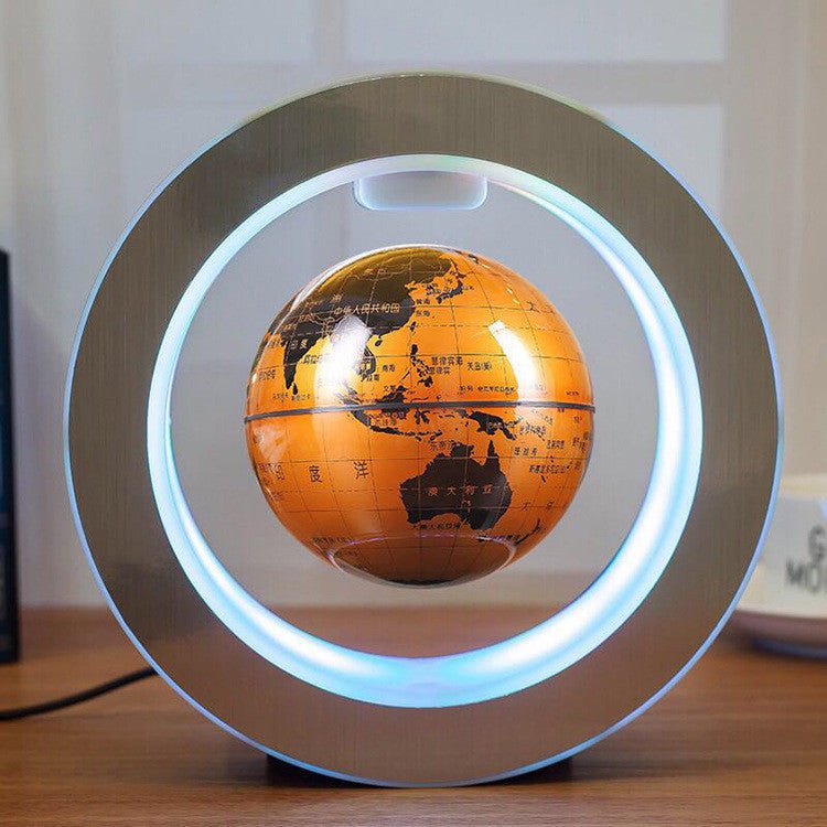 STORAZONE Electronics Round LED World Map Floating Globe Magnetic Levitation Light Anti Gravity Magic