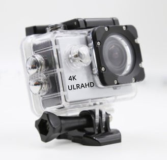 STORAZONE Electronics Silver Grey 4K  Waterproof Sport Camera