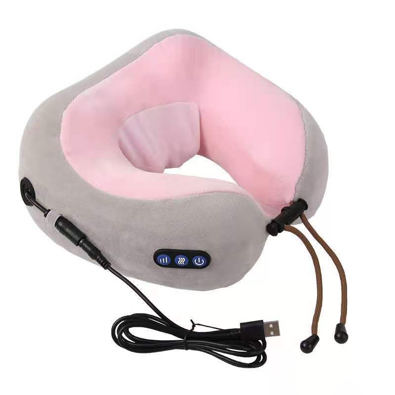 STORAZONE Electronics U Shaped Massage Pillow Neck Massage Device Electric Neck Massager Apparatus Shoulder Back Cervical Massager For Body Relaxation