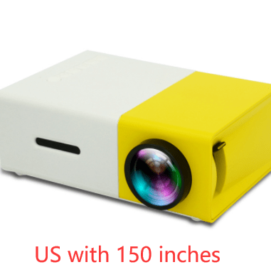 STORAZONE Electronics US with 150 inches Portable Projector 3D Hd Led Home Theater Cinema HDMI-compatible Usb Audio Projector Yg300 Mini Projector