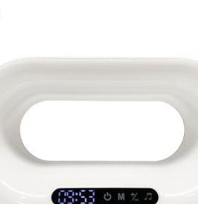 STORAZONE Electronics USB / White Multi-function 3 In 1 LED Night Light APP Control RGB Atmosphere Desk Lamp Smart Multifunctional Wireless Charger Alarm Clock