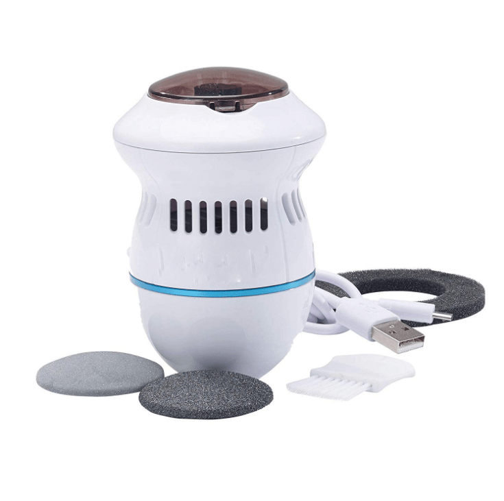 STORAZONE Electronics White 3pcs Multifunctional Electric Foot File Grinder Machine Dead Skin Callus Remover