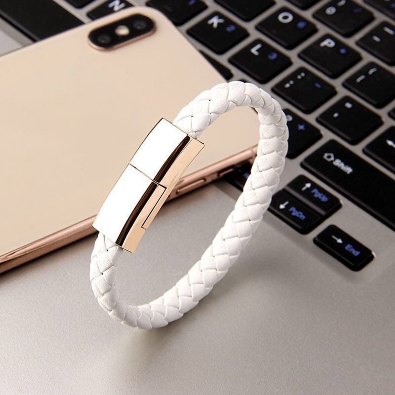 STORAZONE Electronics White / Android interface / 20cm New Bracelet Charger USB Charging Cable Data Charging Cord For IPhone14 13 Max USB C Cable For Phone Micro Cable