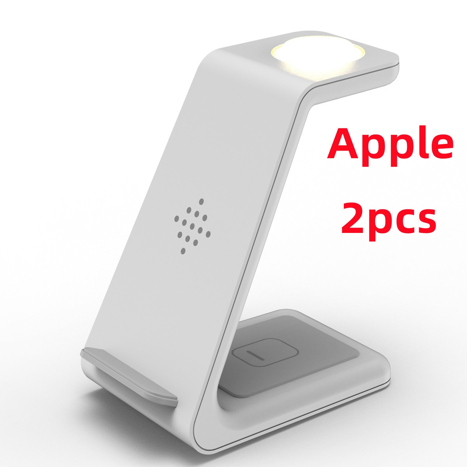 STORAZONE Electronics White / Apple2pc 3 In 1 Fast Charging Station Wireless Charger Stand Wireless Quick Charge Dock For Phone Holder