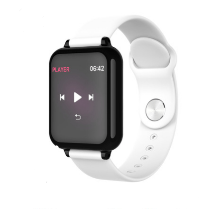 STORAZONE Electronics White Compatible with Apple , B57 color screen smart sports watch
