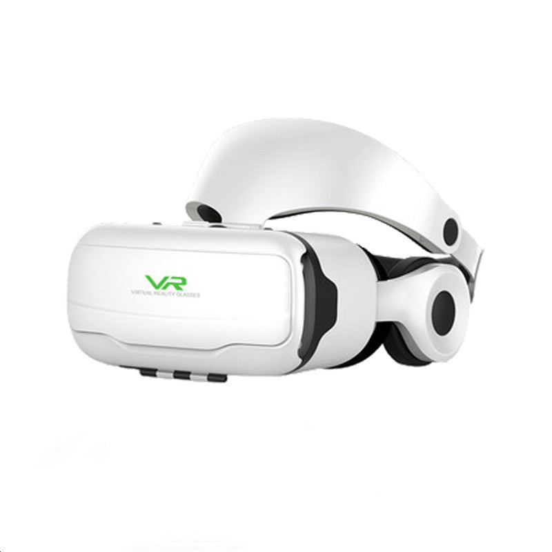 STORAZONE Electronics White Head-mounted Adjustable HD VR Glasses With Headset