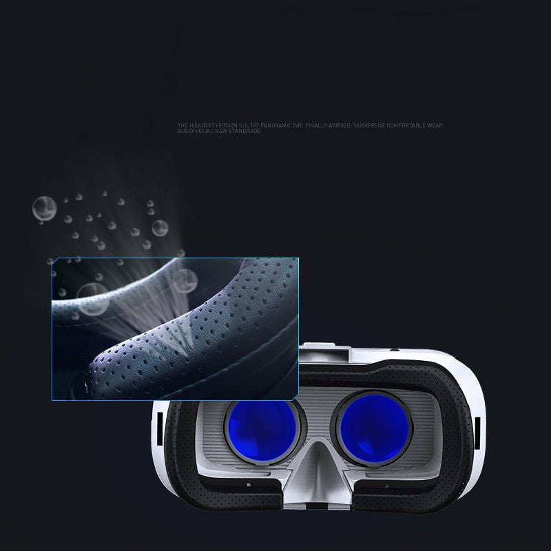 STORAZONE Electronics White Head-mounted Adjustable HD VR Glasses With Headset
