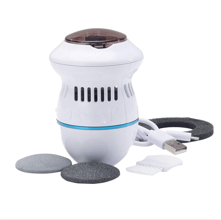 STORAZONE Electronics White Multifunctional Electric Foot File Grinder Machine Dead Skin Callus Remover