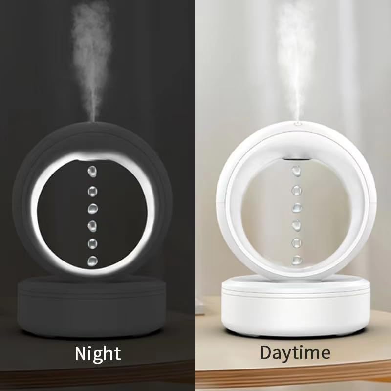 STORAZONE Electronics White / USB Anti-gravity Air Humidifier Mute Countercurrent Humidifier Levitating Water Drops Fogger Electric Humidifiers