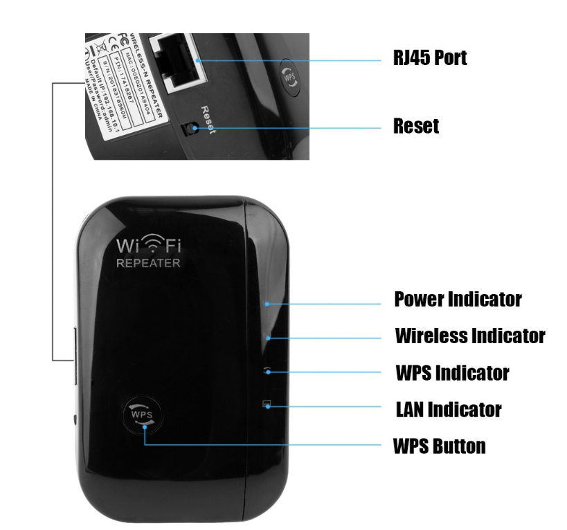 STORAZONE Electronics Wifi Repeater Wifi Signal Amplifier