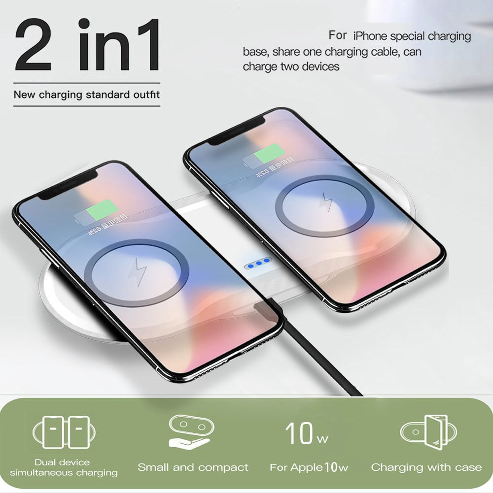 STORAZONE Electronics Wireless Charger Dual Mobile Phone Charger