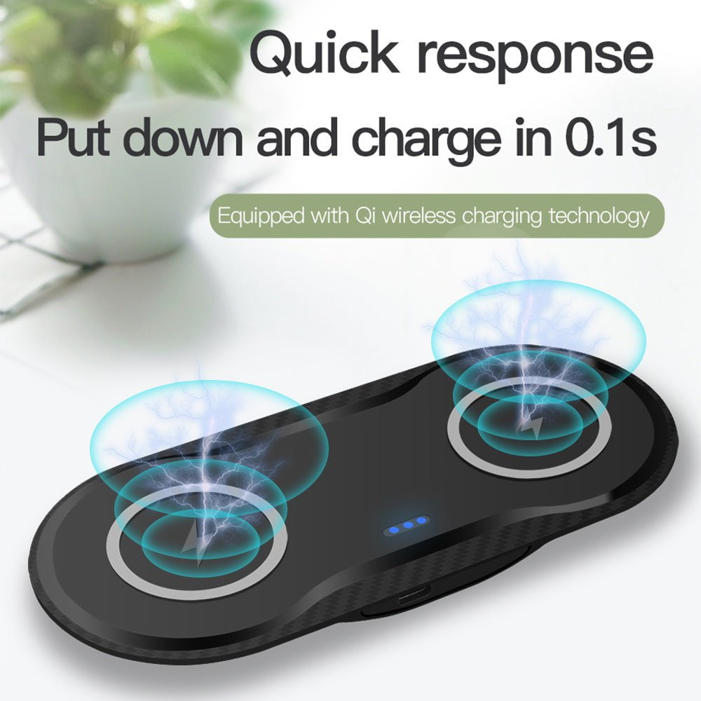 STORAZONE Electronics Wireless Charger Dual Mobile Phone Charger