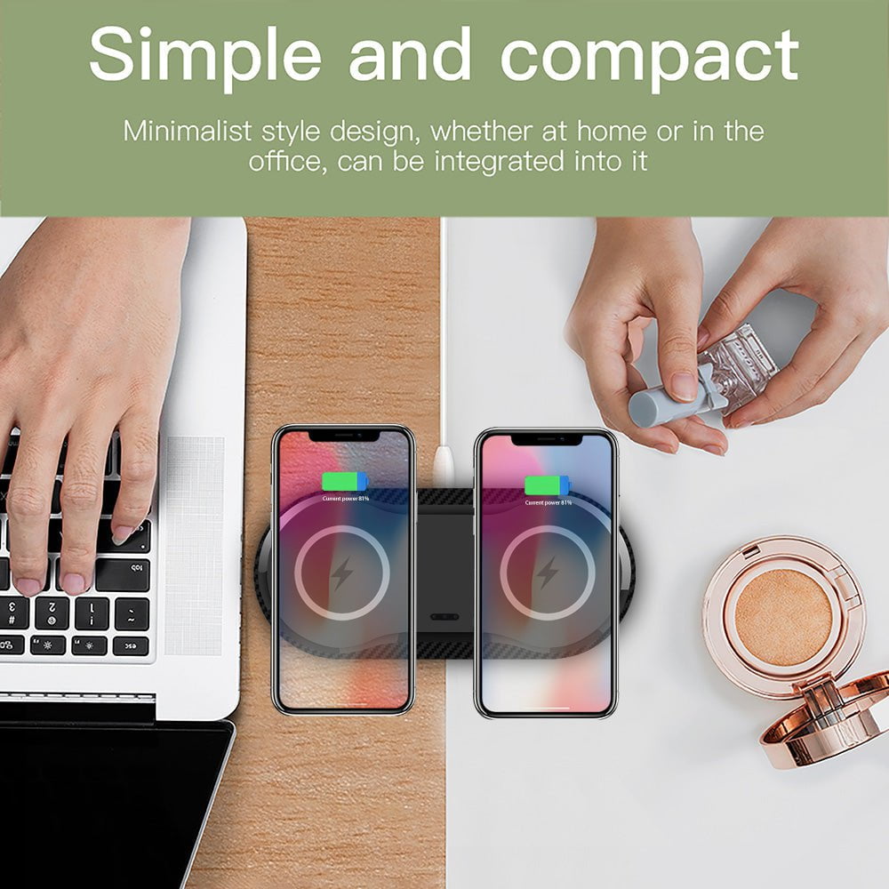 STORAZONE Electronics Wireless Charger Dual Mobile Phone Charger