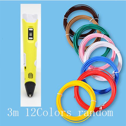 STORAZONE Electronics Yellow 3M / USB 3D print pen 3D pen two generation graffiti 3D stereoscopic paintbrush children puzzle painting toys