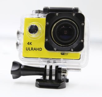 STORAZONE Electronics Yellow 4K  Waterproof Sport Camera