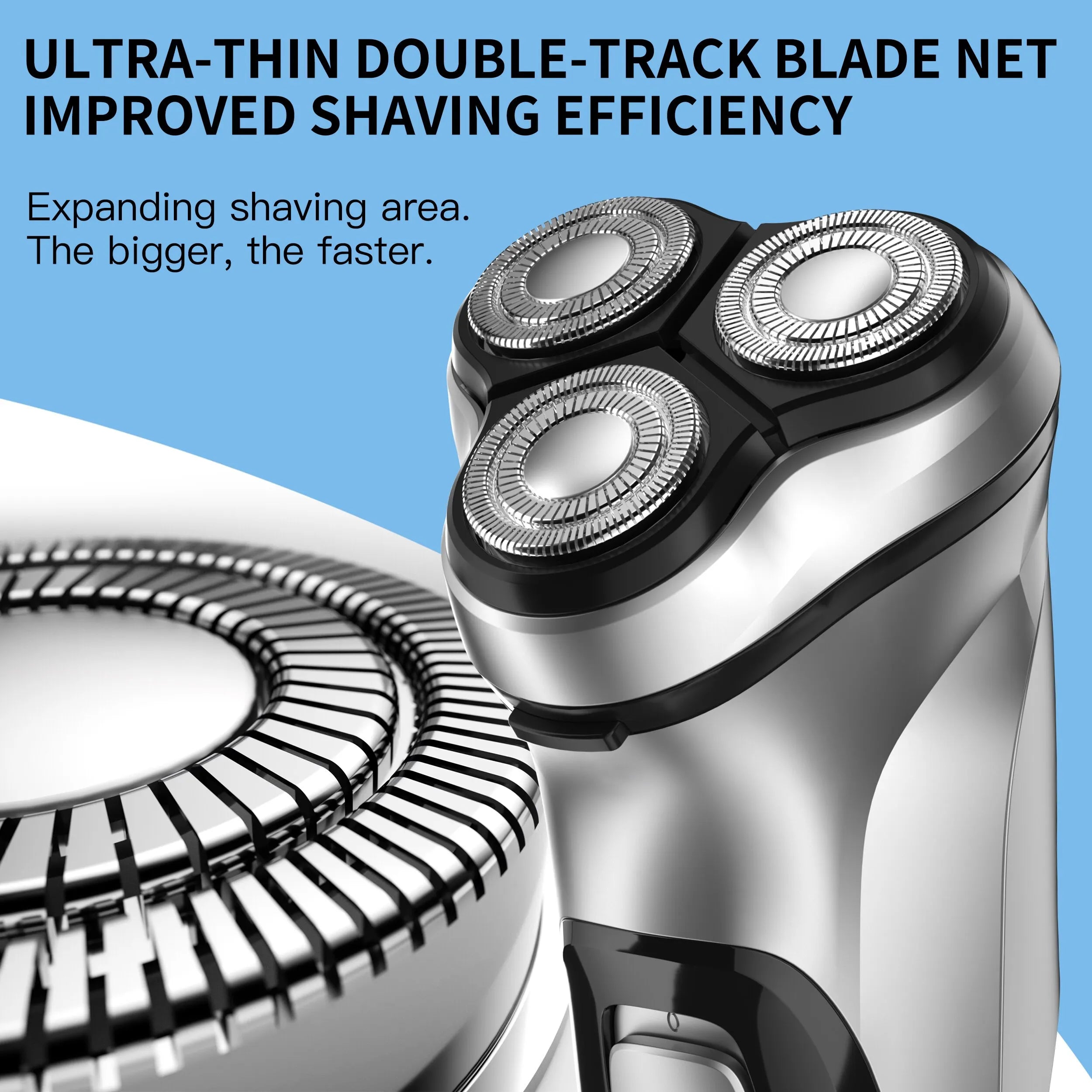 Storazone ENCHEN Blackstone Electrical Rotary Shaver for Men 3D Floating Blade Washable Type-C USB Rechargeable Shaving Beard Machine