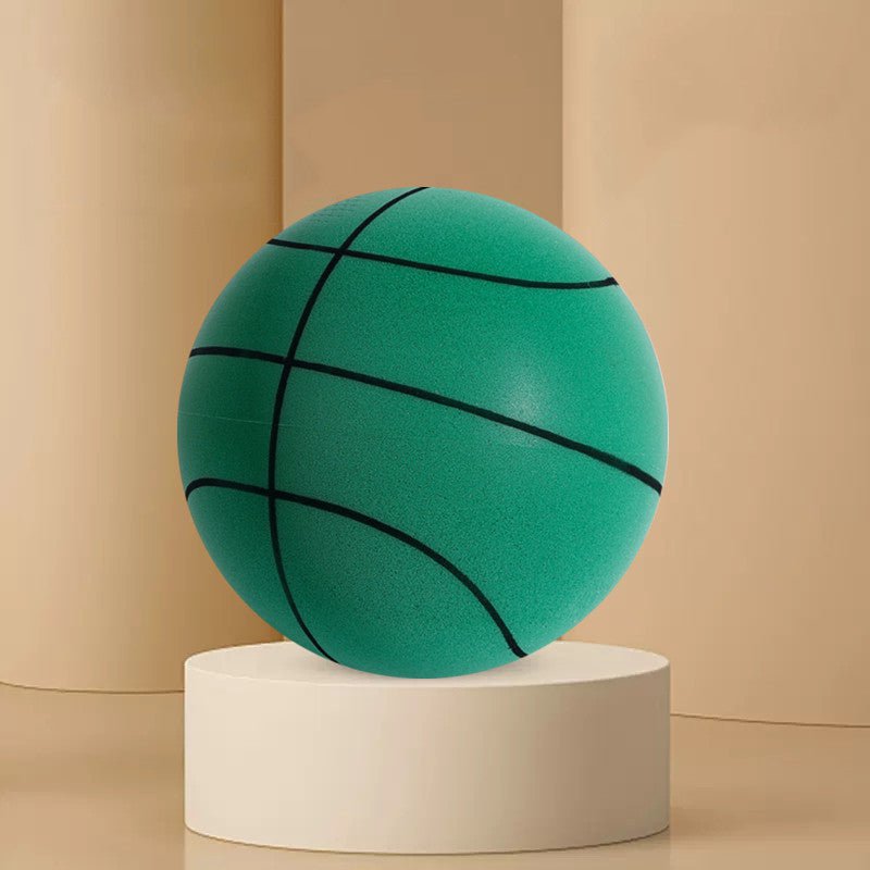 STORAZONE Enfants Basketball line green / No 7 Basketball Silent High Density Foam Sports Ball Indoor Mute Basketball Soft Elastic Ball Children Sports Toy Games