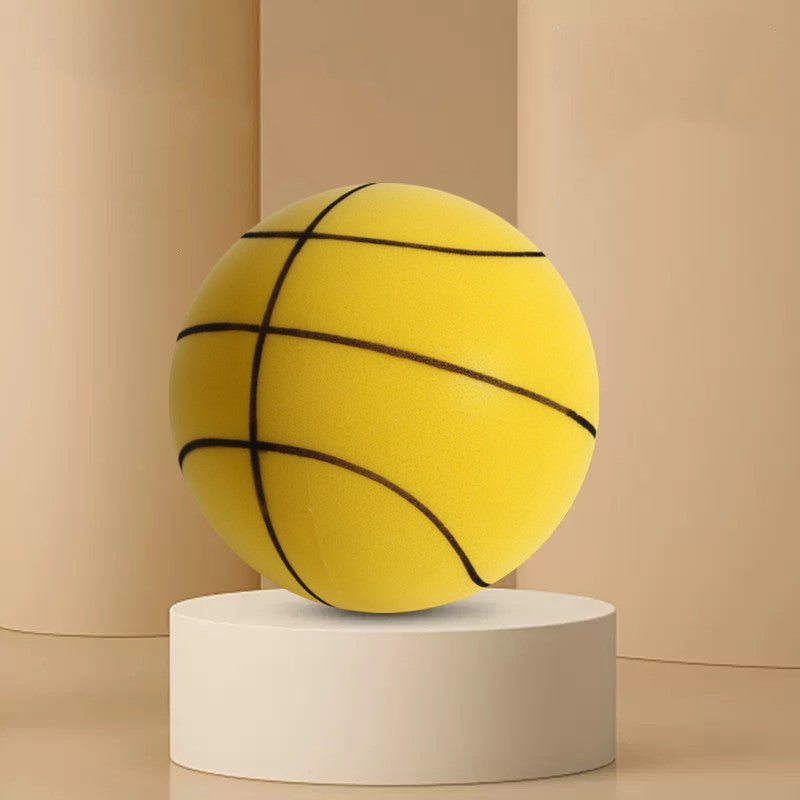 STORAZONE Enfants Basketball line yellow / No 7 Basketball Silent High Density Foam Sports Ball Indoor Mute Basketball Soft Elastic Ball Children Sports Toy Games