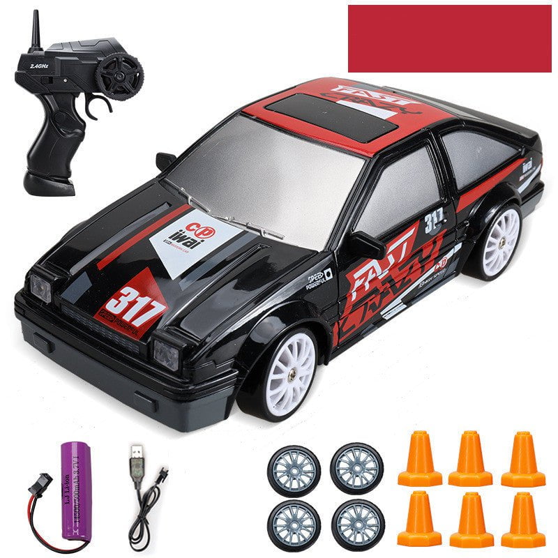 STORAZONE Enfants Black graffiti Huangbo 4Wd Remote Control Car Rc Drift Car Remote Control Car Electric Charging High Toy Car