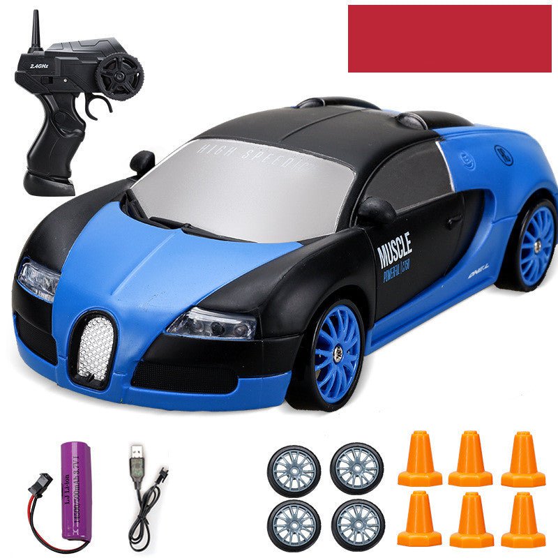 STORAZONE Enfants Blue Huangbo 4Wd Remote Control Car Rc Drift Car Remote Control Car Electric Charging High Toy Car