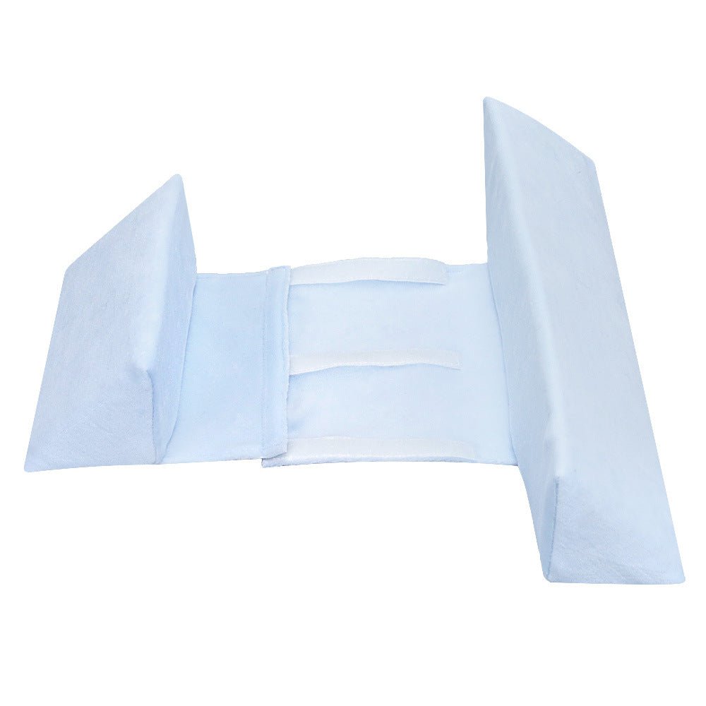 STORAZONE Enfants Blue Newborn Baby Shaping Styling Pillow Anti-rollover Side Sleeping Pillow Triangle