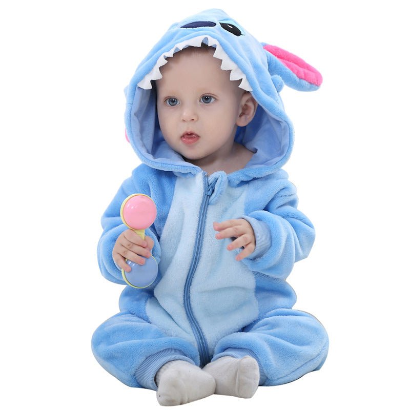 STORAZONE Enfants Blue star / 0 to 6 Baby Rompers Winter Autumn Clothes