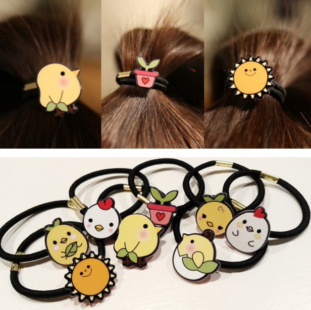 STORAZONE Enfants Cartoon animal hair rope hair accessories