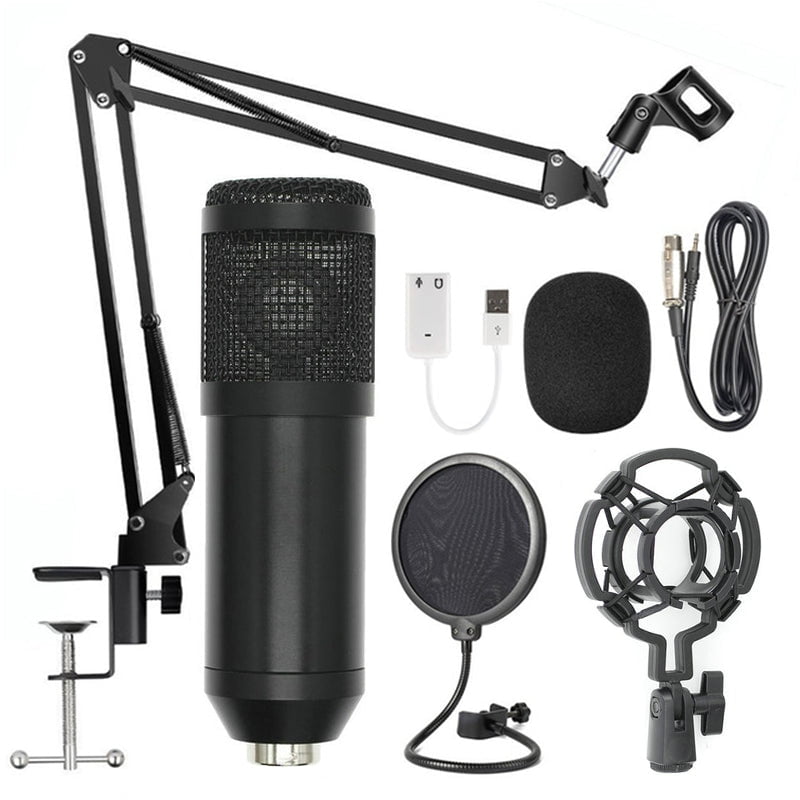 STORAZONE Enfants Full black Net microphone stand set