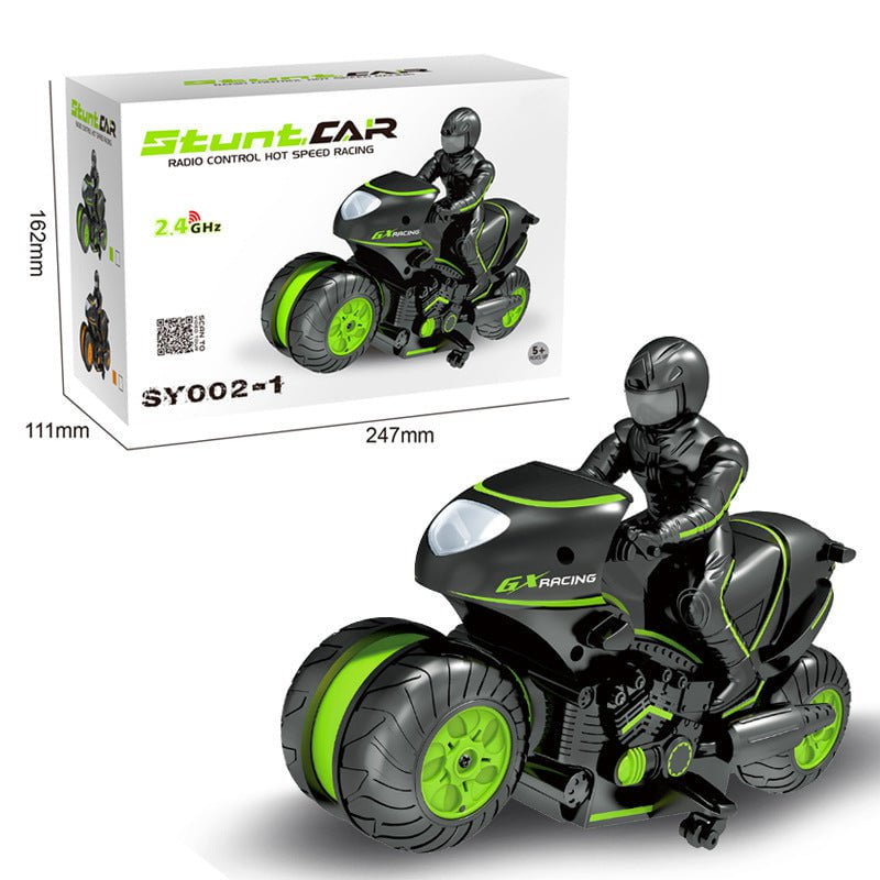 STORAZONE Enfants Green / B Children Electric Remote Control Motorcycle