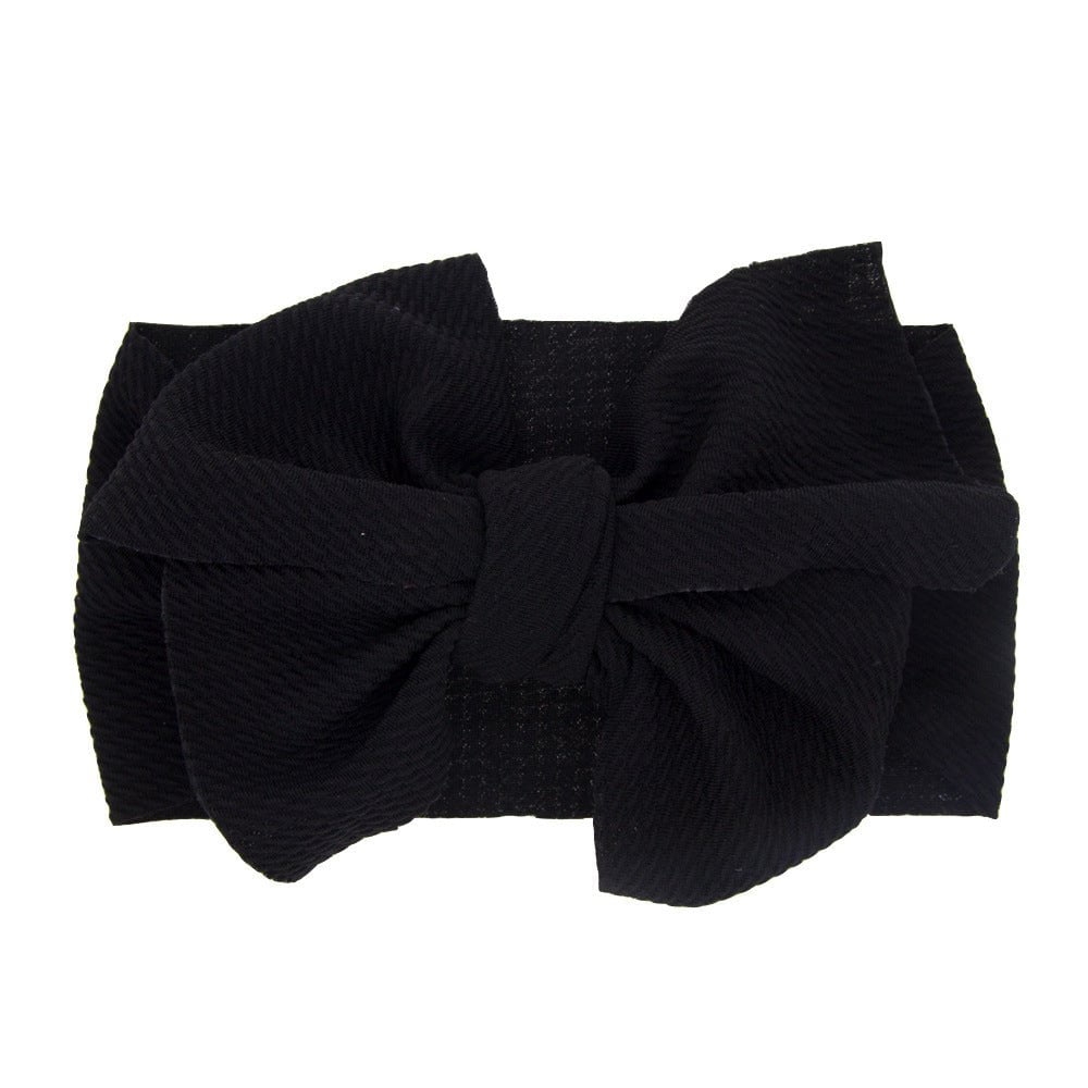 STORAZONE Enfants New-born baby's solid-colored bow headband