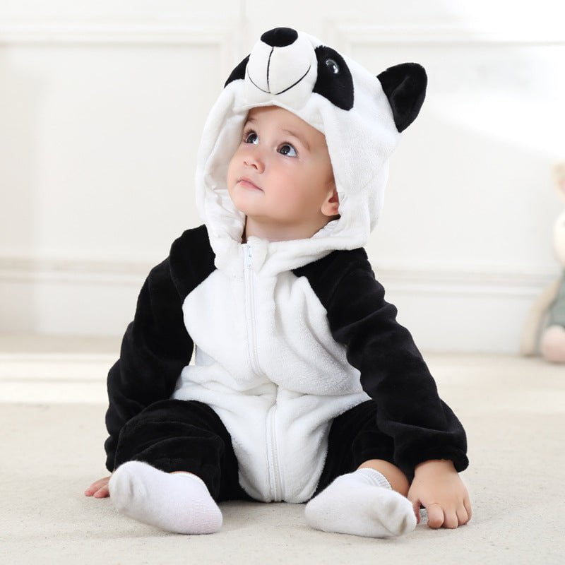 STORAZONE Enfants Panda / 0 to 6 Baby Rompers Winter Autumn Clothes