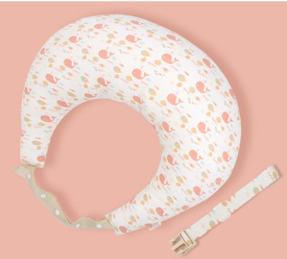 STORAZONE Enfants Pink whale Nursing Pillows Baby Maternity Breastfeeding Multifunction Adjustable Cushion Infant Newborn Feeding Layered Washable Cover