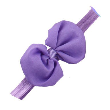 STORAZONE Enfants Purple Solid color baby hair band