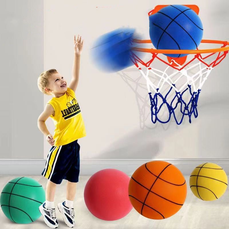 STORAZONE Enfants Silent High Density Foam Sports Ball Indoor Mute Basketball Soft Elastic Ball Children Sports Toy Games