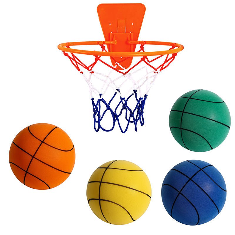 STORAZONE Enfants Silent High Density Foam Sports Ball Indoor Mute Basketball Soft Elastic Ball Children Sports Toy Games