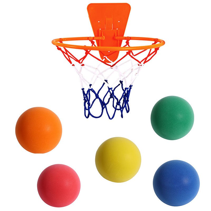 STORAZONE Enfants Solid Color Suit / No 3 Basketball Silent High Density Foam Sports Ball Indoor Mute Basketball Soft Elastic Ball Children Sports Toy Games