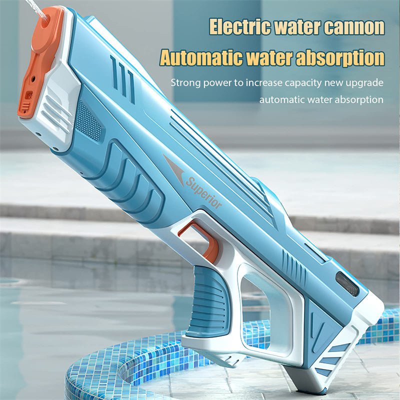 STORAZONE Enfants Summer Full Automatic Electric Water Gun Toy Induction Water Absorbing High-Tech Burst Water Gun Beach Outdoor Water Fight Toys